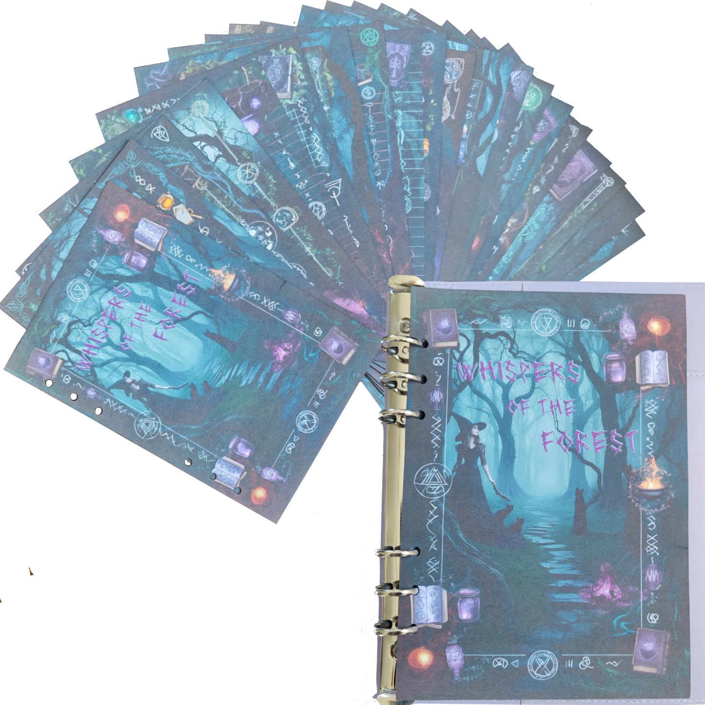 Whispers of the Forest - DIN A5 / DIN A6 Ringbucheinlagen