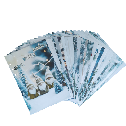 Nordic Winter Magic - DIN A5 / DIN A6 Ringbucheinlagen