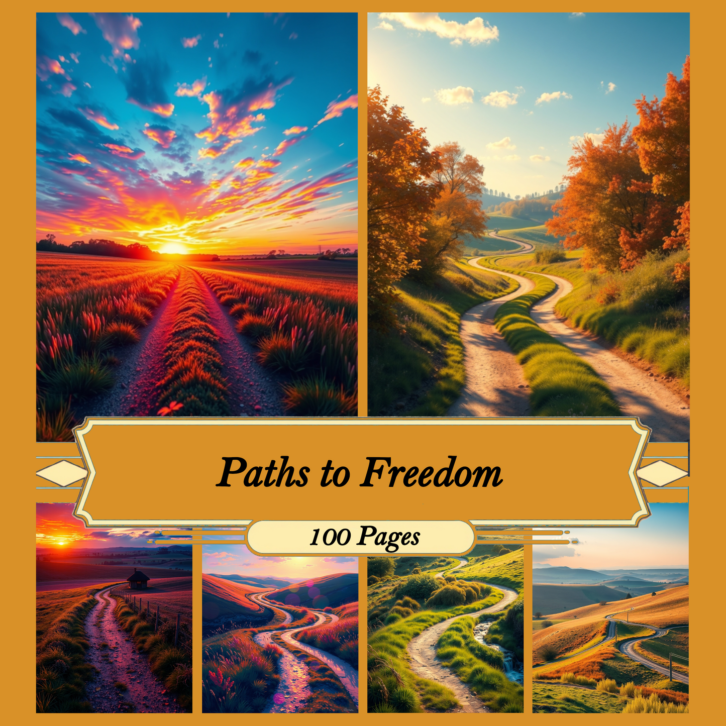Paths to Freedom | Digital Download | 100 Bilder | Scrapbook | DIN A4