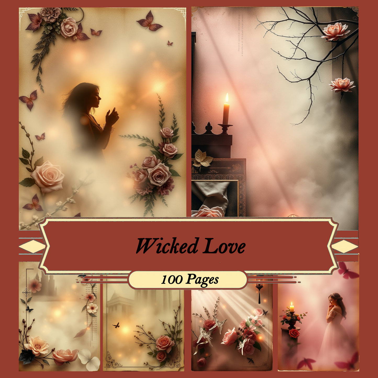 Wicked Love | Digital Download | 100 Bilder | Scrapbook | DIN A4