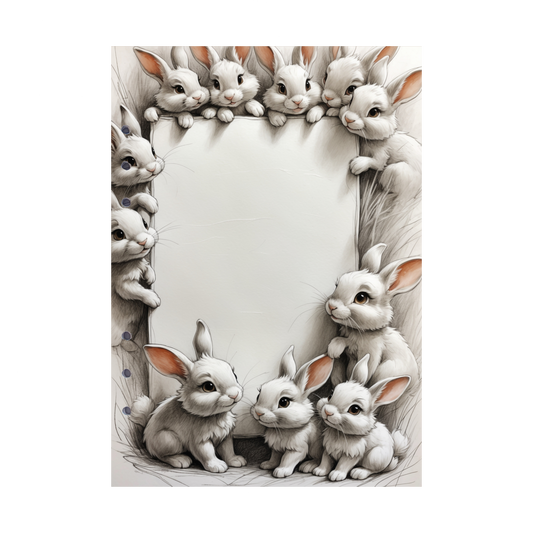 DIN A5 Ringbucheinlagen 6-fach Lochung mit Motiv | Happy Easter 13