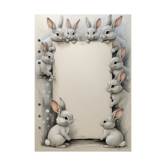 DIN A5 Ringbucheinlagen 6-fach Lochung mit Motiv | Happy Easter 18