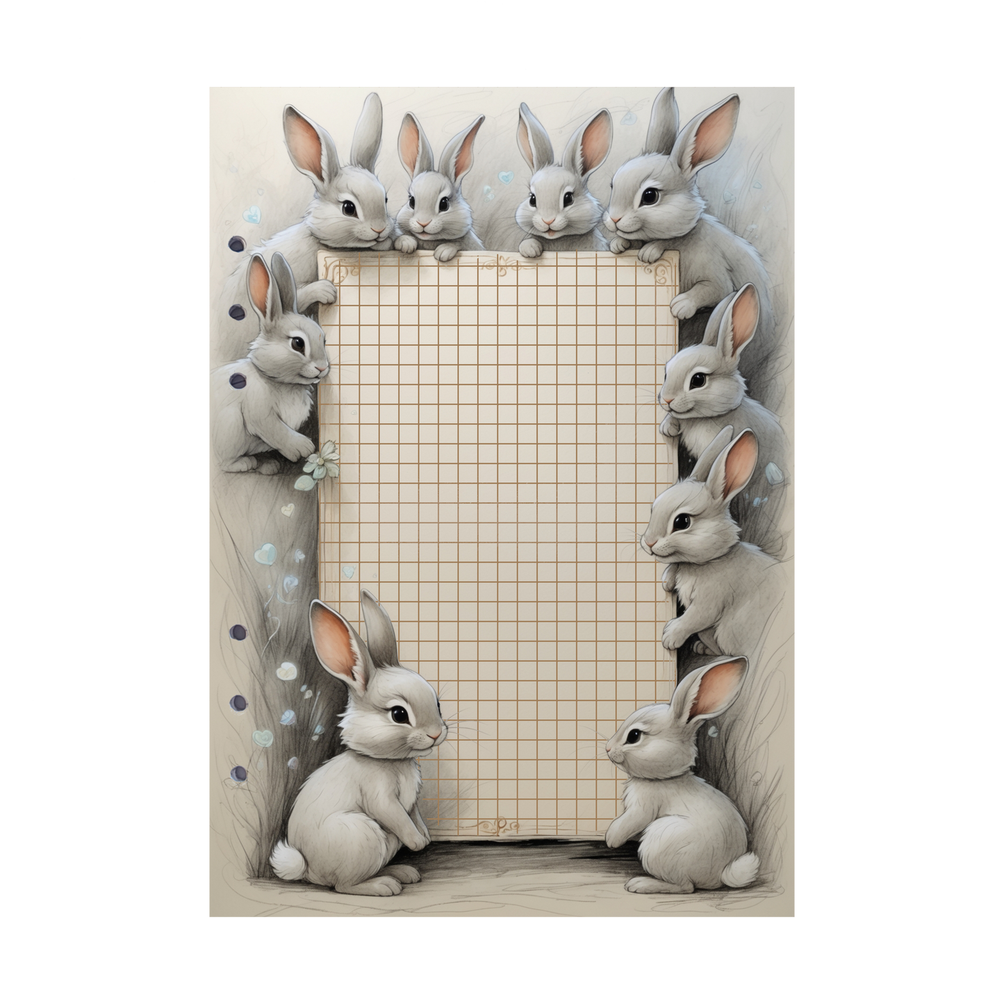 DIN A5 Ringbucheinlagen 6-fach Lochung mit Motiv | Happy Easter 18