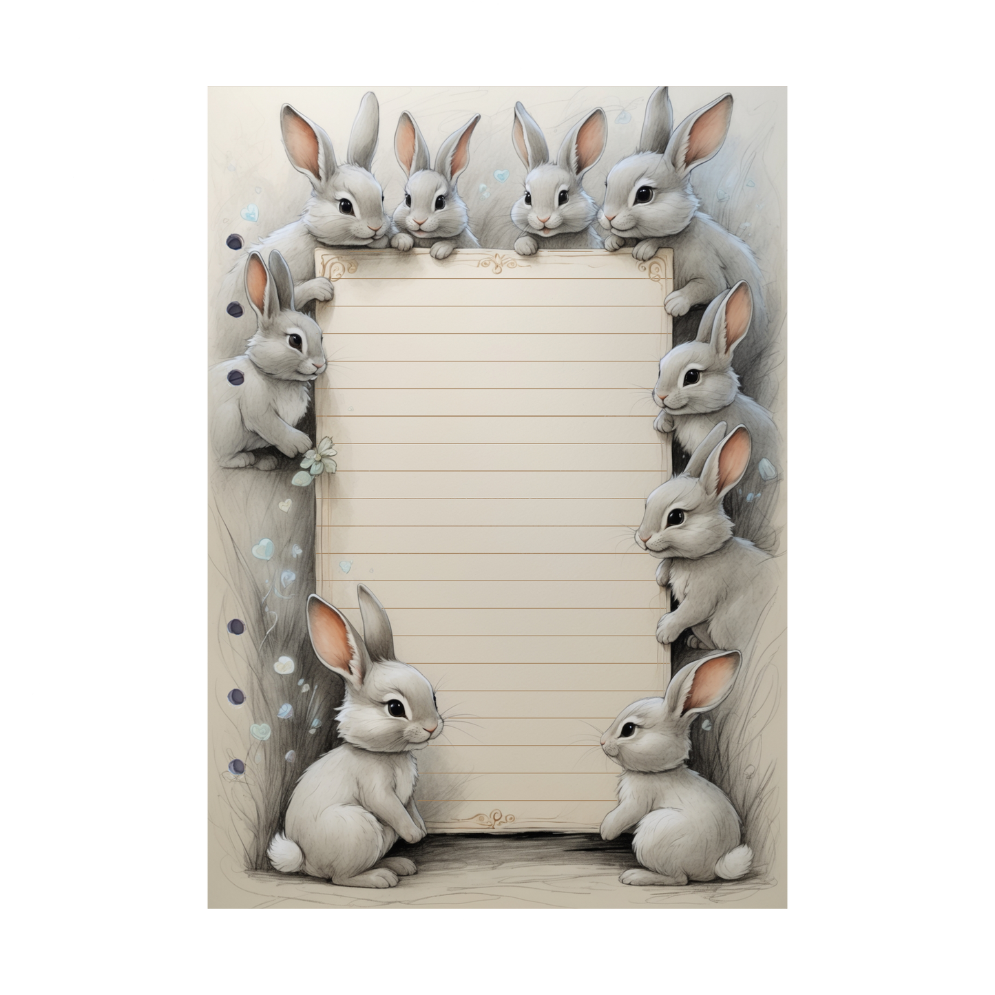 DIN A5 Ringbucheinlagen 6-fach Lochung mit Motiv | Happy Easter 18