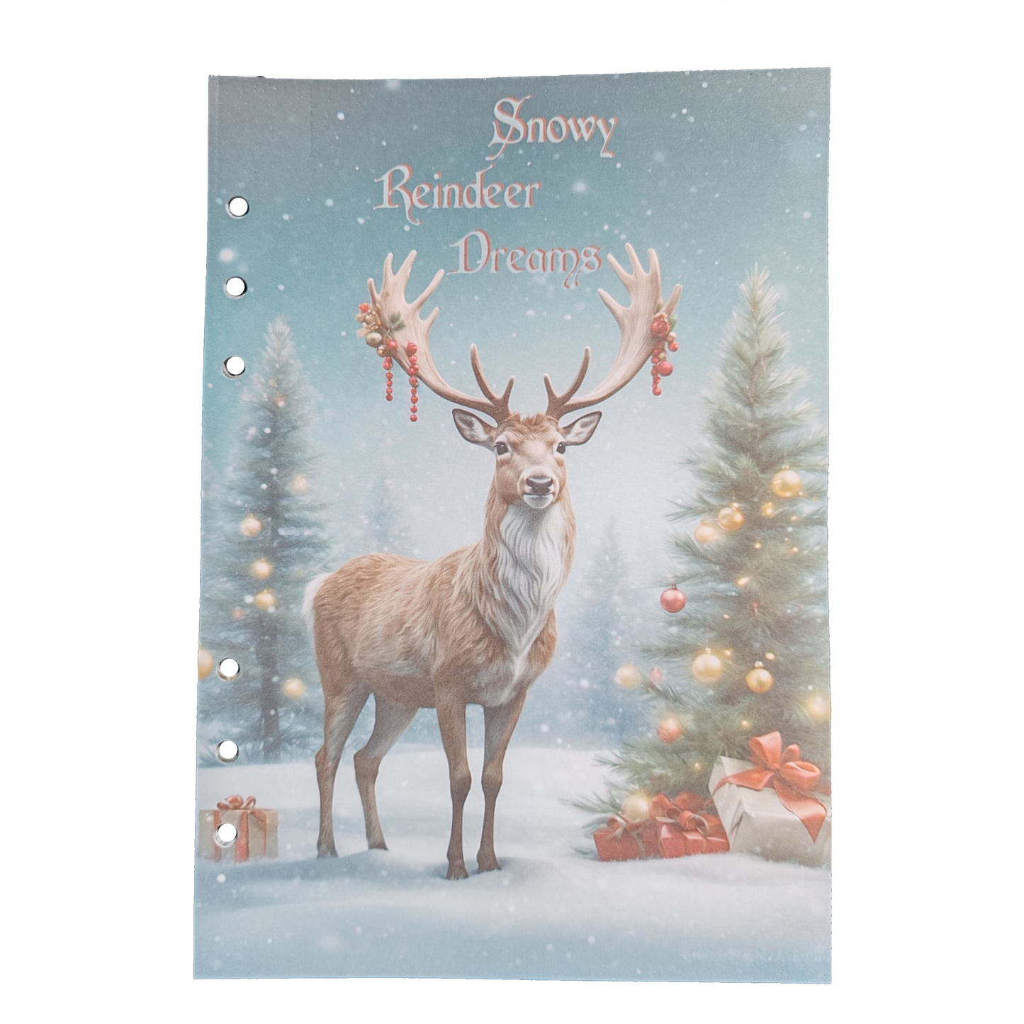 Snowy Reindeer Dreams - DIN A5 / DIN A6 Journaleinlagen