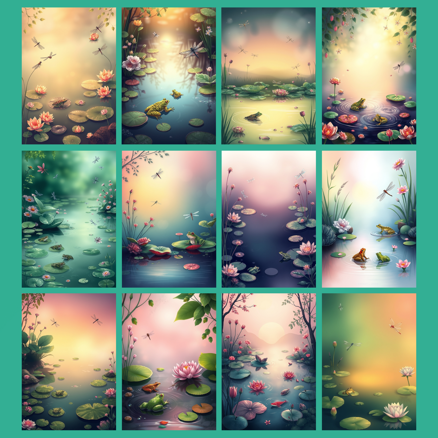 Frog´s Paradise | Digital Download | 100 Bilder | Scrapbook | DIN A4