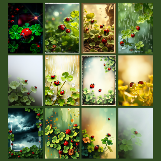 Good Luck | Digital Download | 100 Bilder | Scrapbook | DIN A4