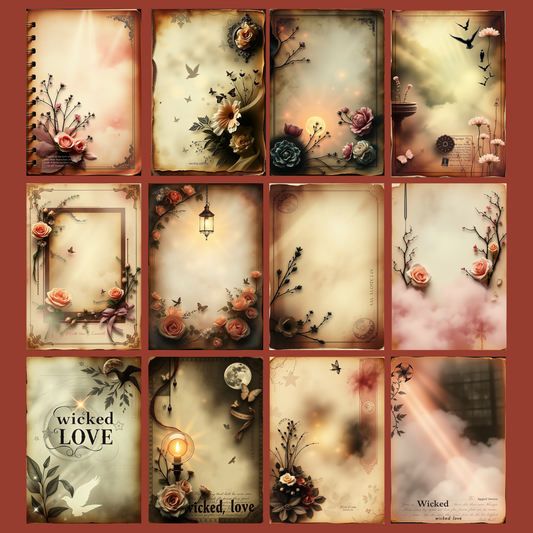 Wicked Love | Digital Download | 100 Bilder | Scrapbook | DIN A4