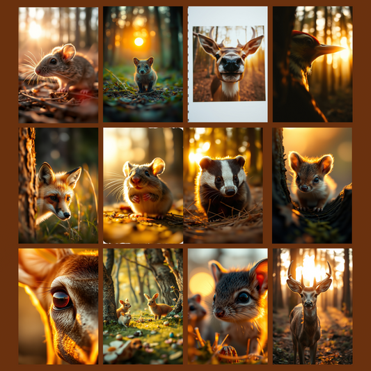 Summer Evening in the Wood | Digital Download | 100 Bilder | Scrapbook | DIN A4