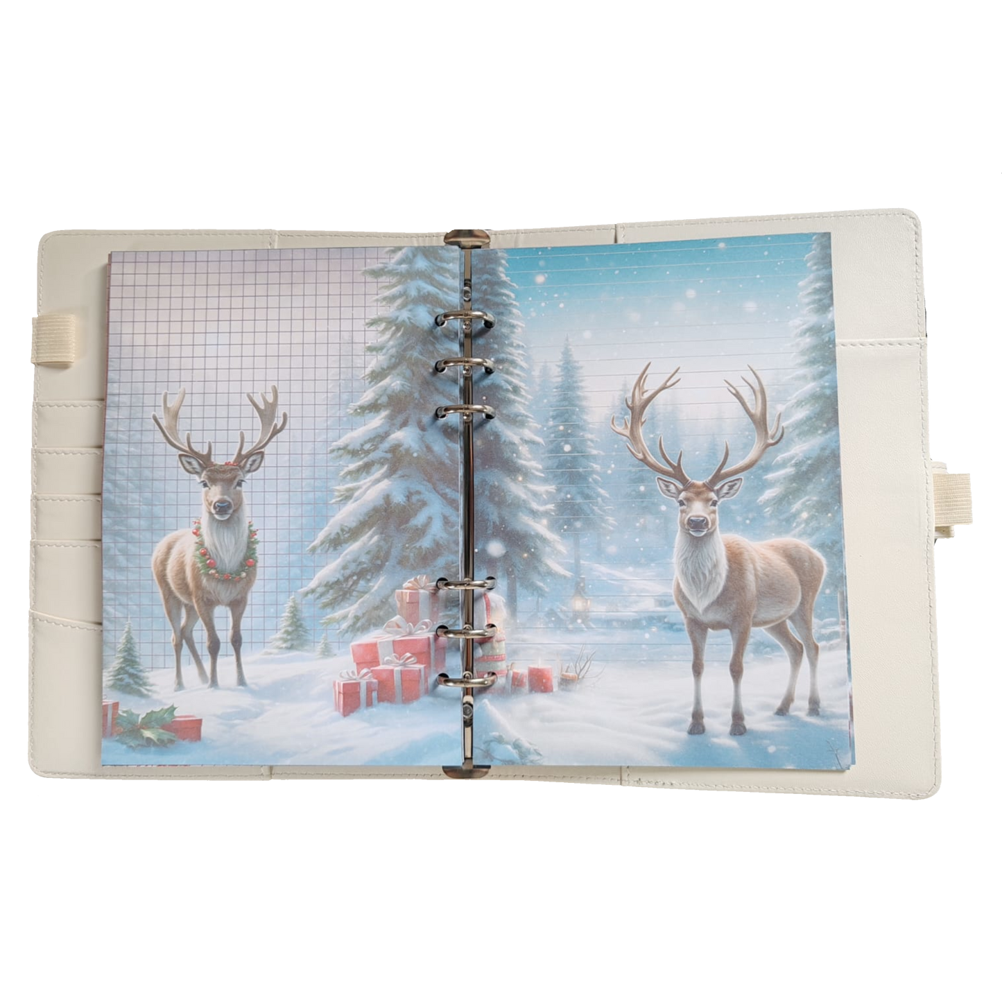 Snowy Reindeer Dreams - DIN A5 / DIN A6 Journaleinlagen