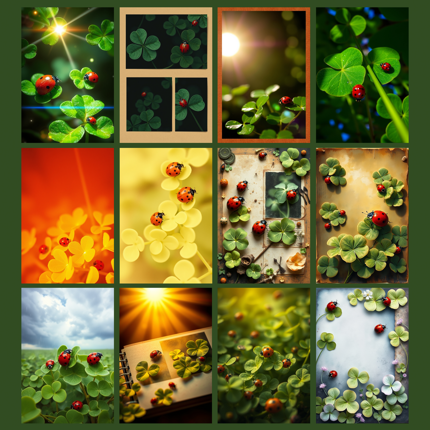 Good Luck | Digital Download | 100 Bilder | Scrapbook | DIN A4