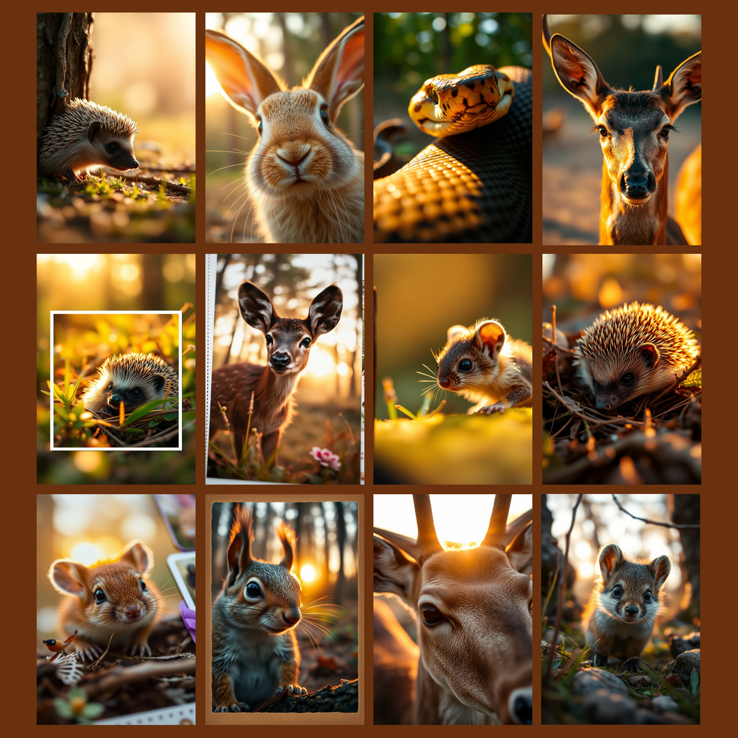 Summer Evening in the Wood | Digital Download | 100 Bilder | Scrapbook | DIN A4