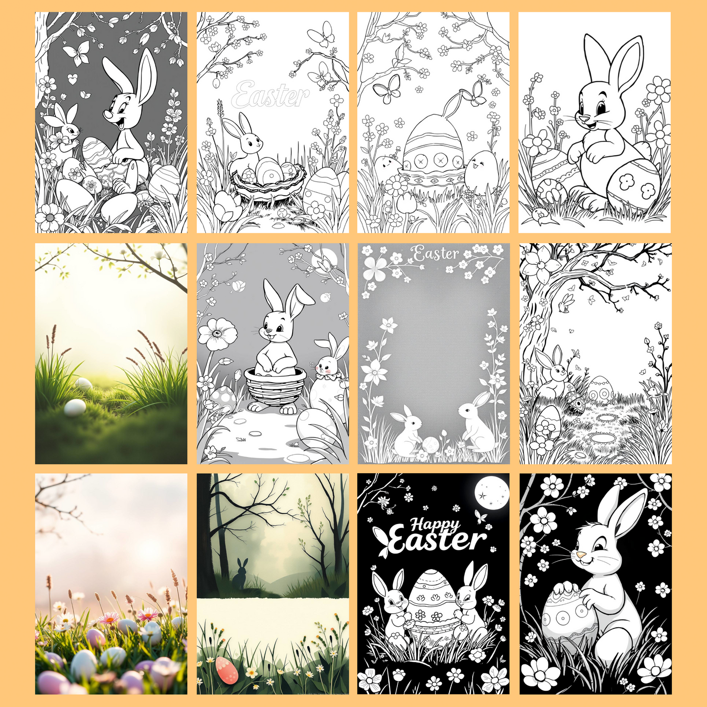 Easter Creative Mix | Digital Download | 100 Bilder | Scrapbook | A4