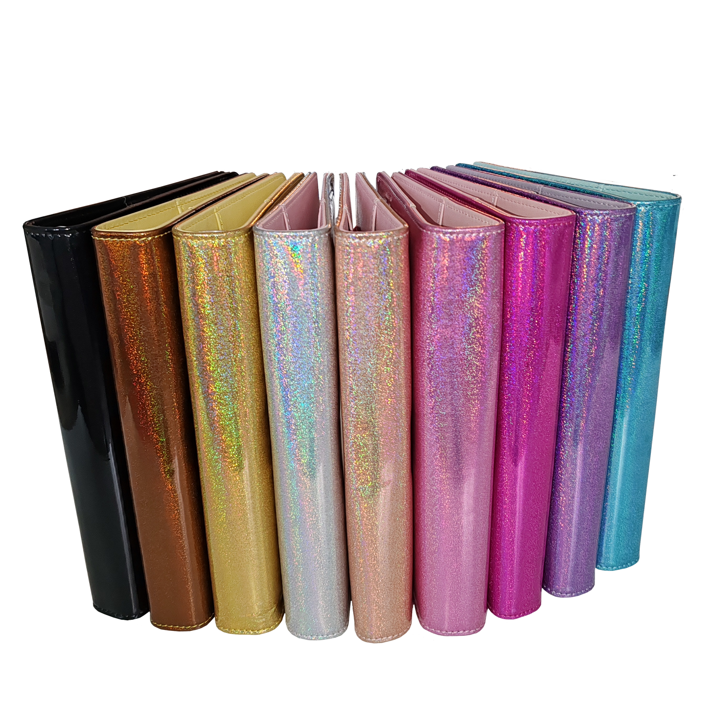 DIN A5 Ringbuch - holografisch Dark-Pink