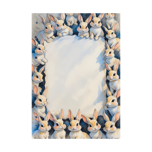 DIN A5 Ringbucheinlagen 6-fach Lochung mit Motiv | Happy Easter 35