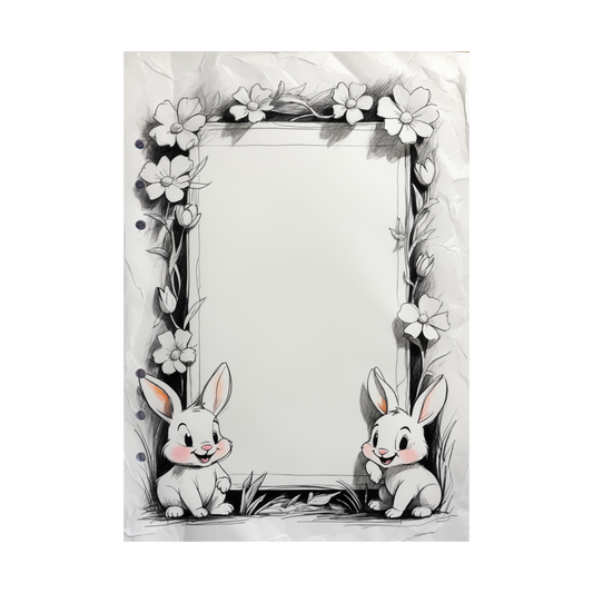 DIN A5 Ringbucheinlagen 6-fach Lochung mit Motiv | Happy Easter 38