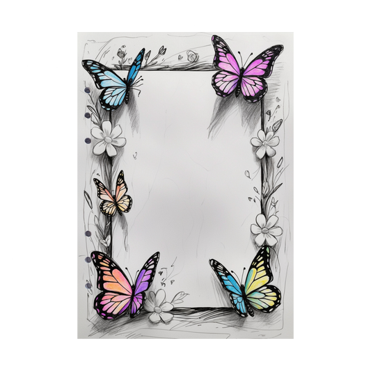 DIN A5 Ringbucheinlagen 6-fach Lochung mit Motiv | Happy Easter 39