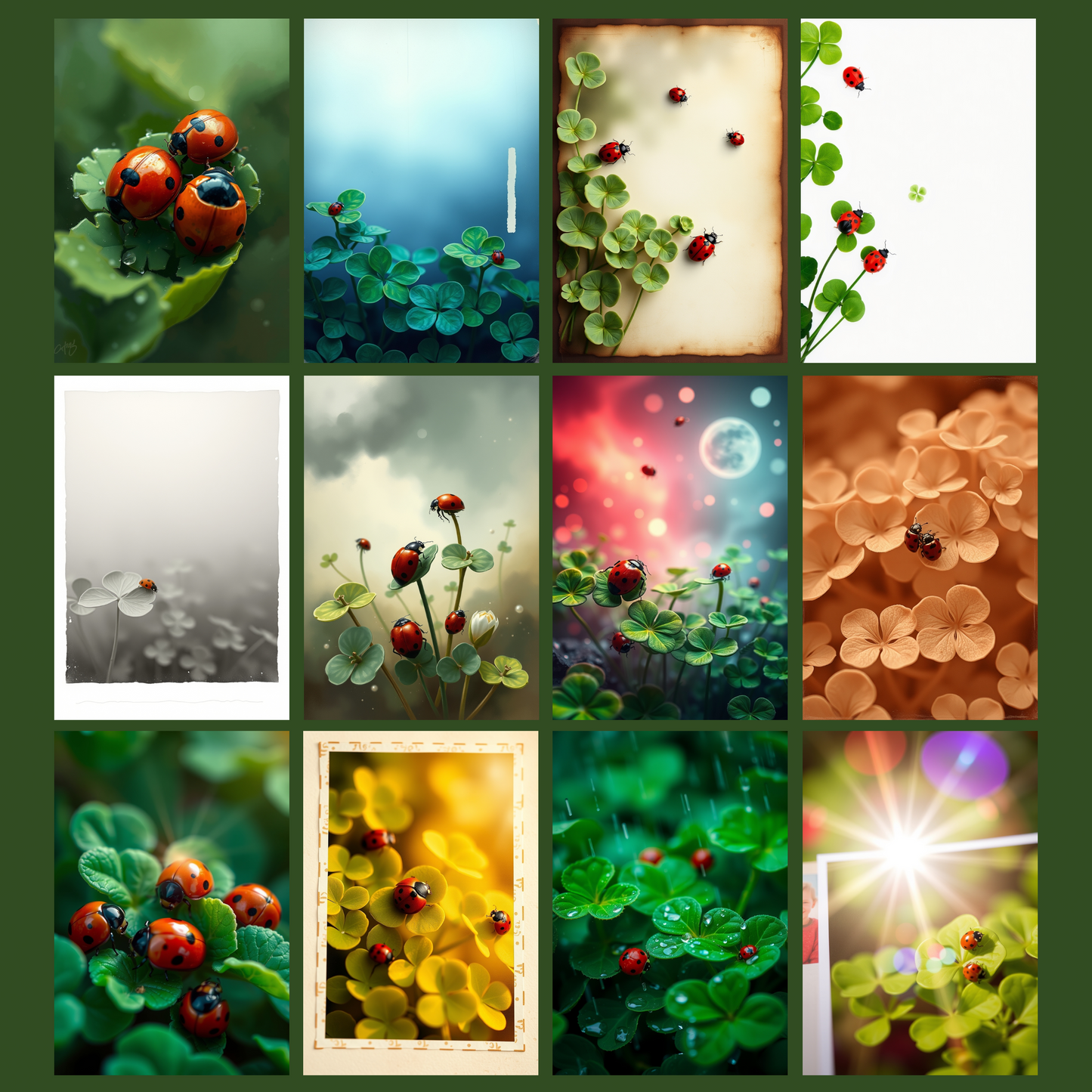 Good Luck | Digital Download | 100 Bilder | Scrapbook | DIN A4