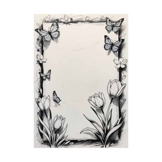 DIN A5 Ringbucheinlagen 6-fach Lochung mit Motiv | Happy Easter 40