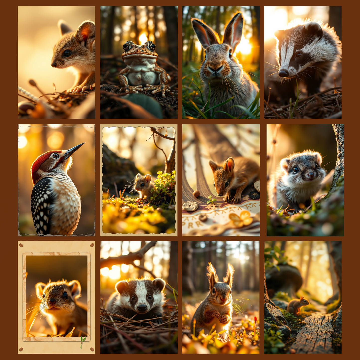 Summer Evening in the Wood | Digital Download | 100 Bilder | Scrapbook | DIN A4