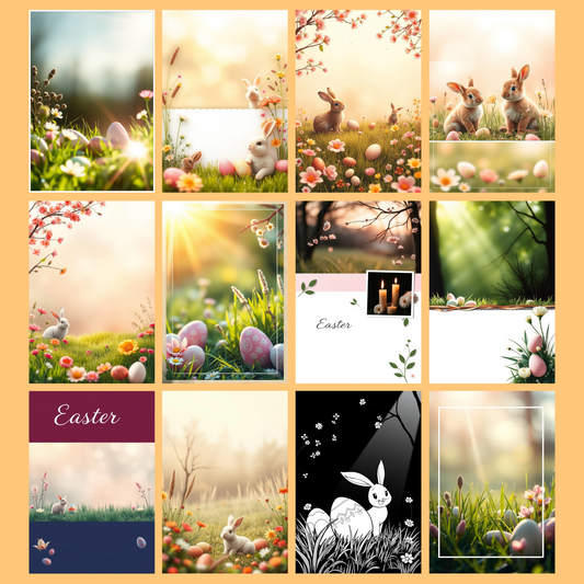 Easter Creative Mix | Digital Download | 100 Bilder | Scrapbook | A4