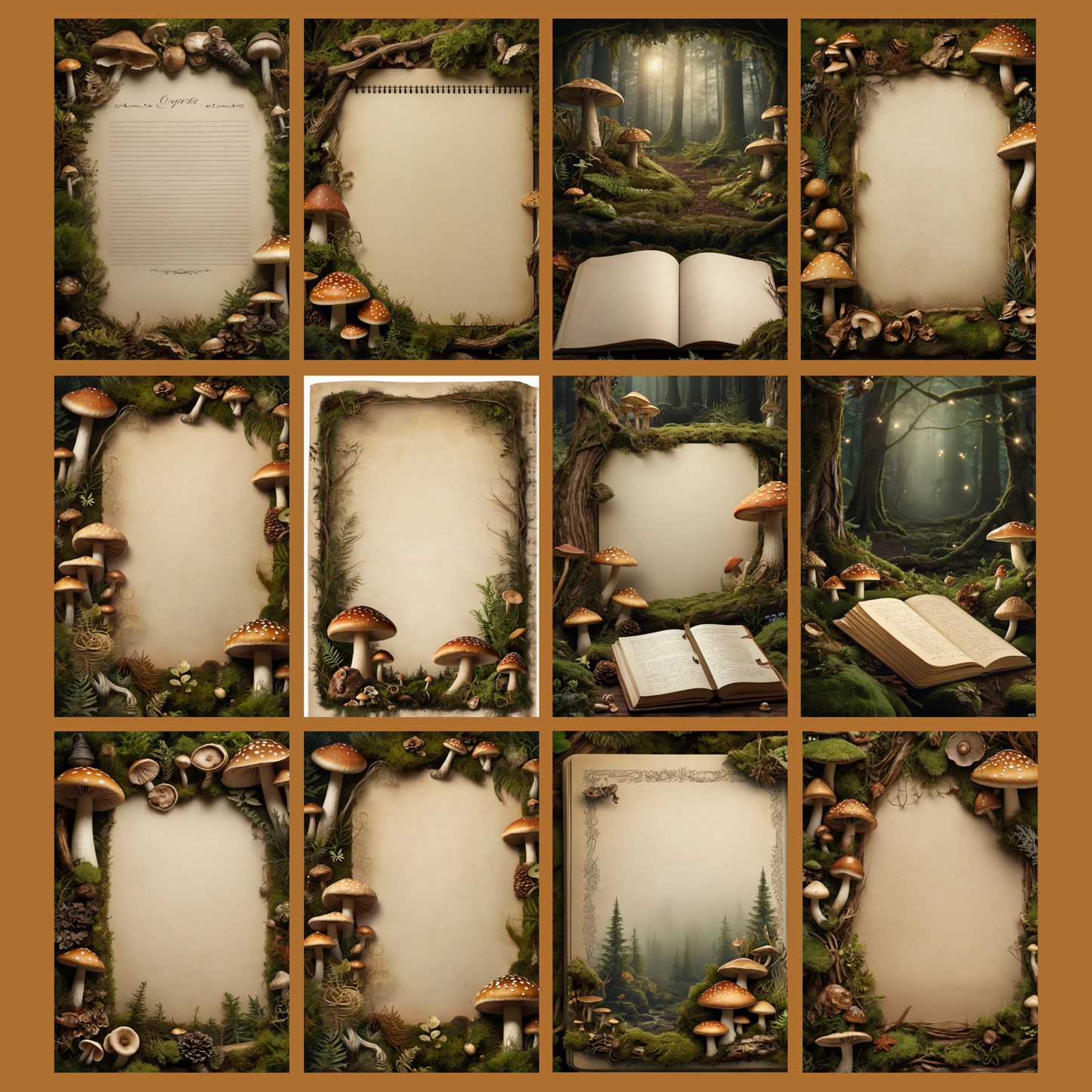 Autumn Flair | Digital Download | 100 Bilder | Scrapbook | A4