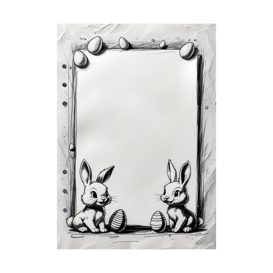 DIN A5 Ringbucheinlagen 6-fach Lochung mit Motiv | Happy Easter 59