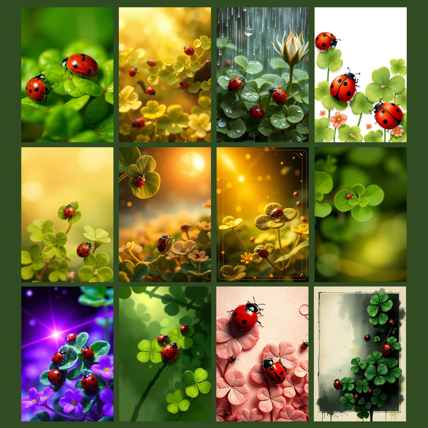 Good Luck | Digital Download | 100 Bilder | Scrapbook | DIN A4