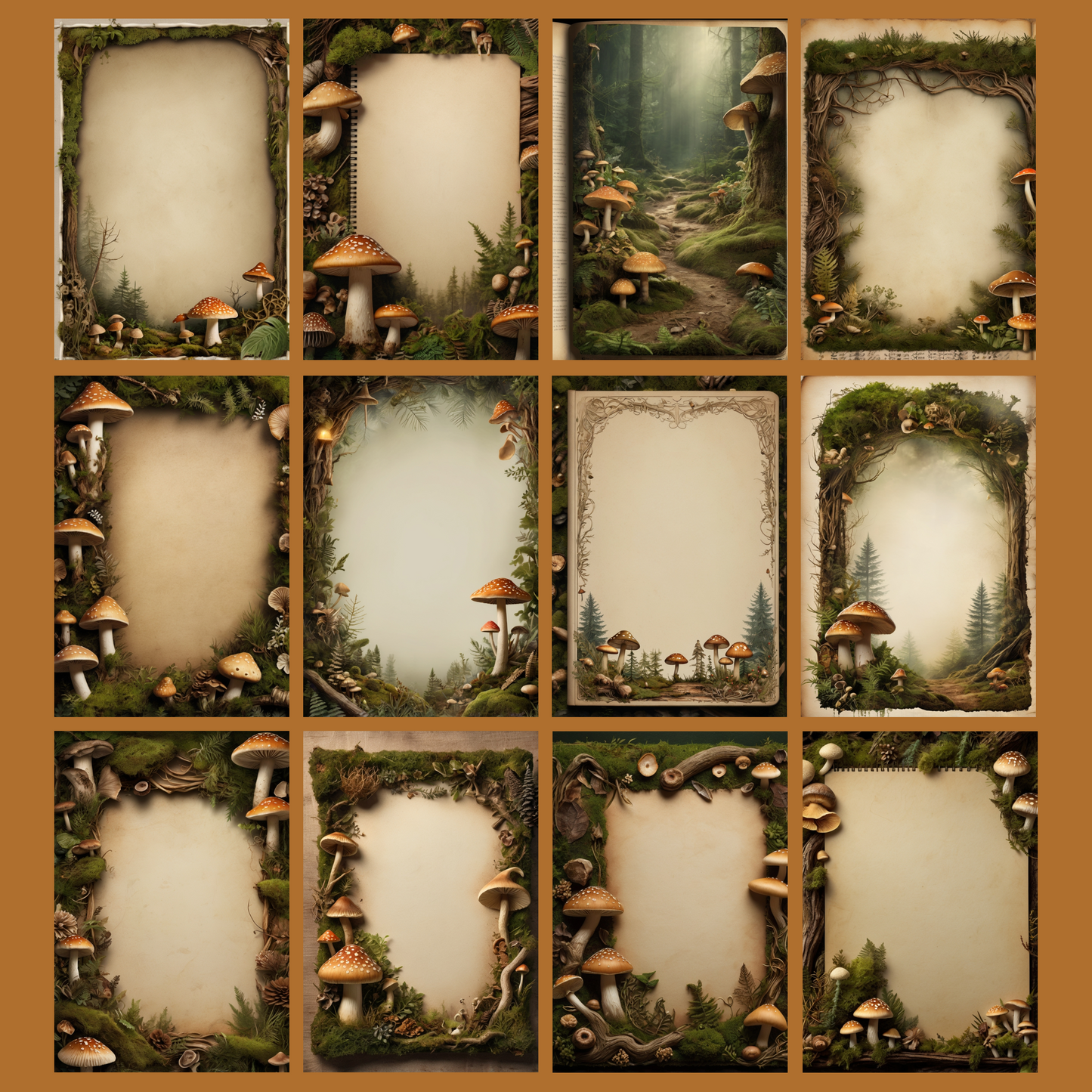 Autumn Flair | Digital Download | 100 Bilder | Scrapbook | A4