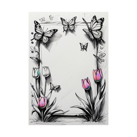 DIN A5 Ringbucheinlagen 6-fach Lochung mit Motiv | Happy Easter 61