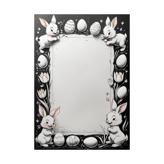 DIN A5 Ringbucheinlagen 6-fach Lochung mit Motiv | Happy Easter 62