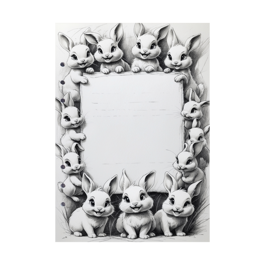 DIN A5 Ringbucheinlagen 6-fach Lochung mit Motiv | Happy Easter 7