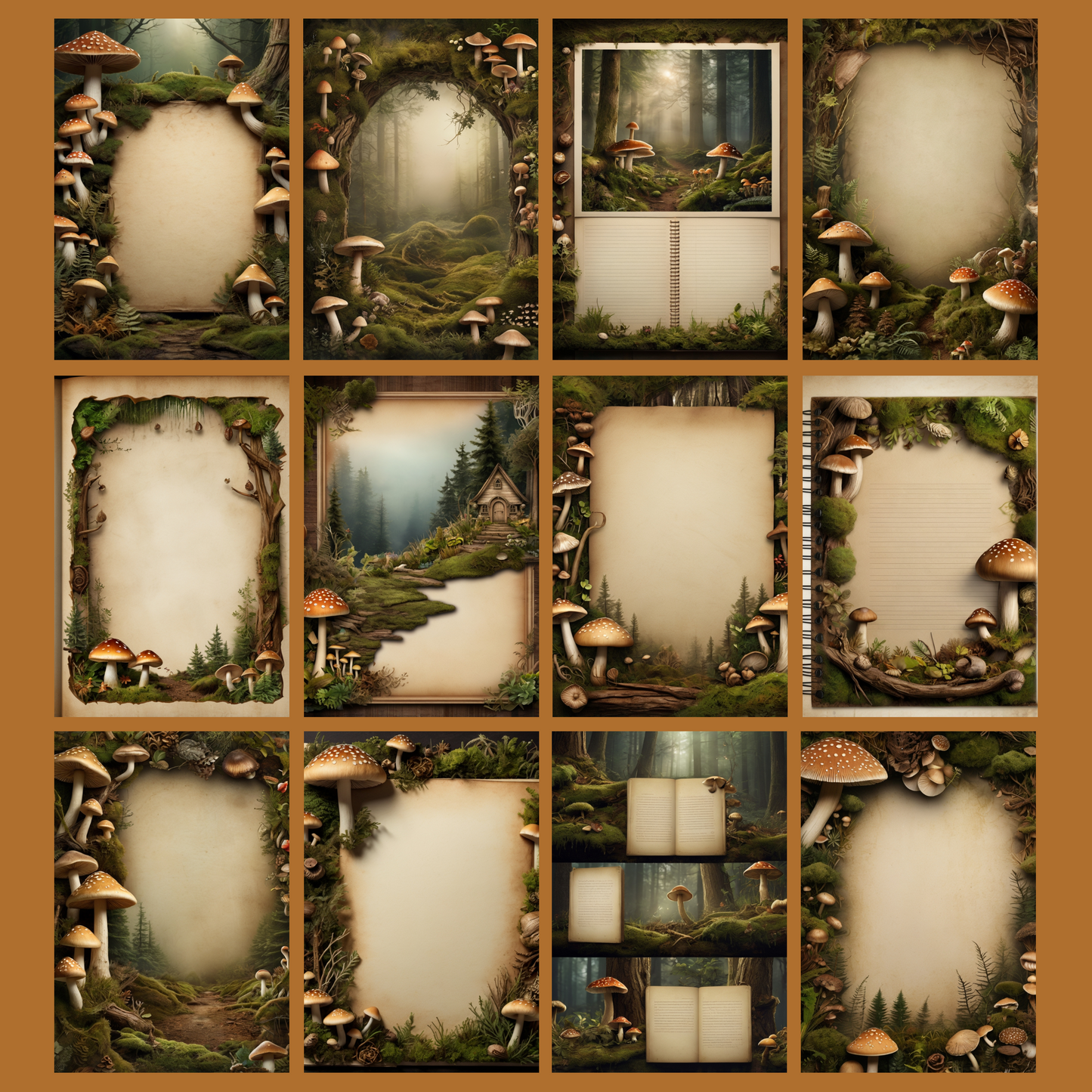 Autumn Flair | Digital Download | 100 Bilder | Scrapbook | A4