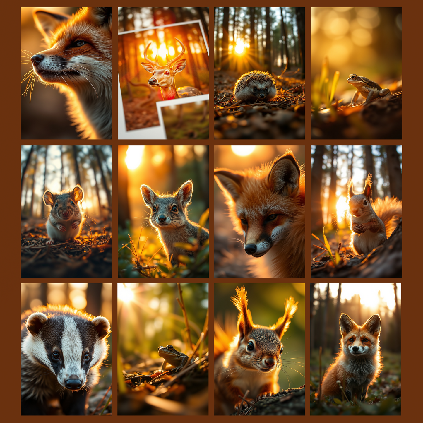 Summer Evening in the Wood | Digital Download | 100 Bilder | Scrapbook | DIN A4