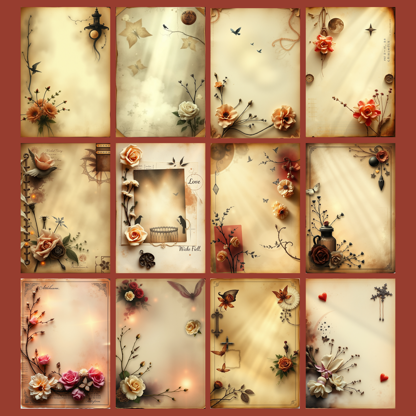 Wicked Love | Digital Download | 100 Bilder | Scrapbook | DIN A4