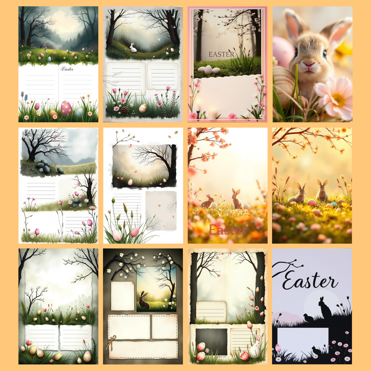 Easter Creative Mix | Digital Download | 100 Bilder | Scrapbook | A4