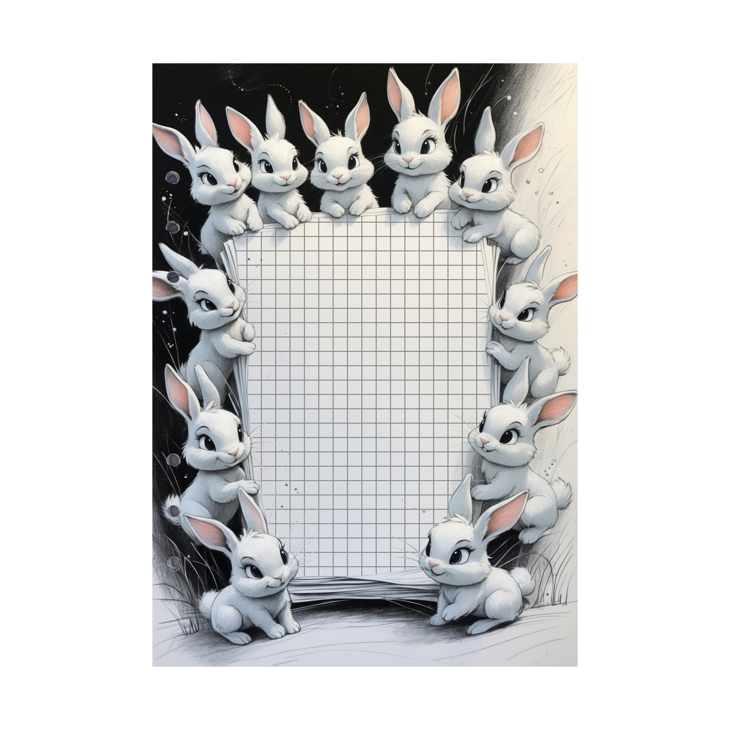 DIN A5 Ringbucheinlagen 6-fach Lochung mit Motiv | Happy Easter 8