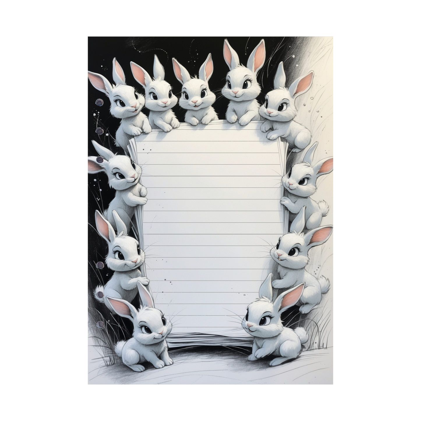 DIN A5 Ringbucheinlagen 6-fach Lochung mit Motiv | Happy Easter 8