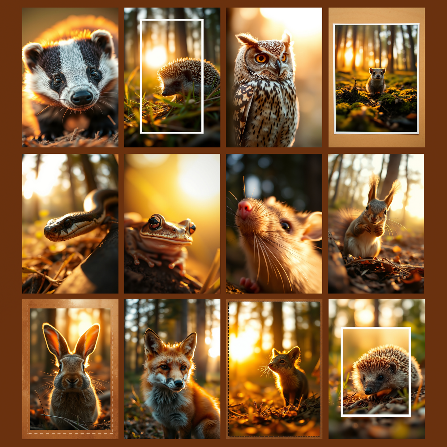 Summer Evening in the Wood | Digital Download | 100 Bilder | Scrapbook | DIN A4