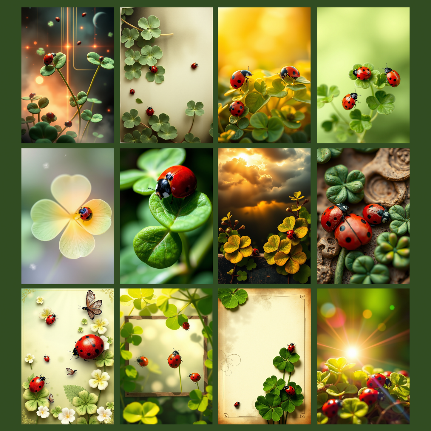 Good Luck | Digital Download | 100 Bilder | Scrapbook | DIN A4