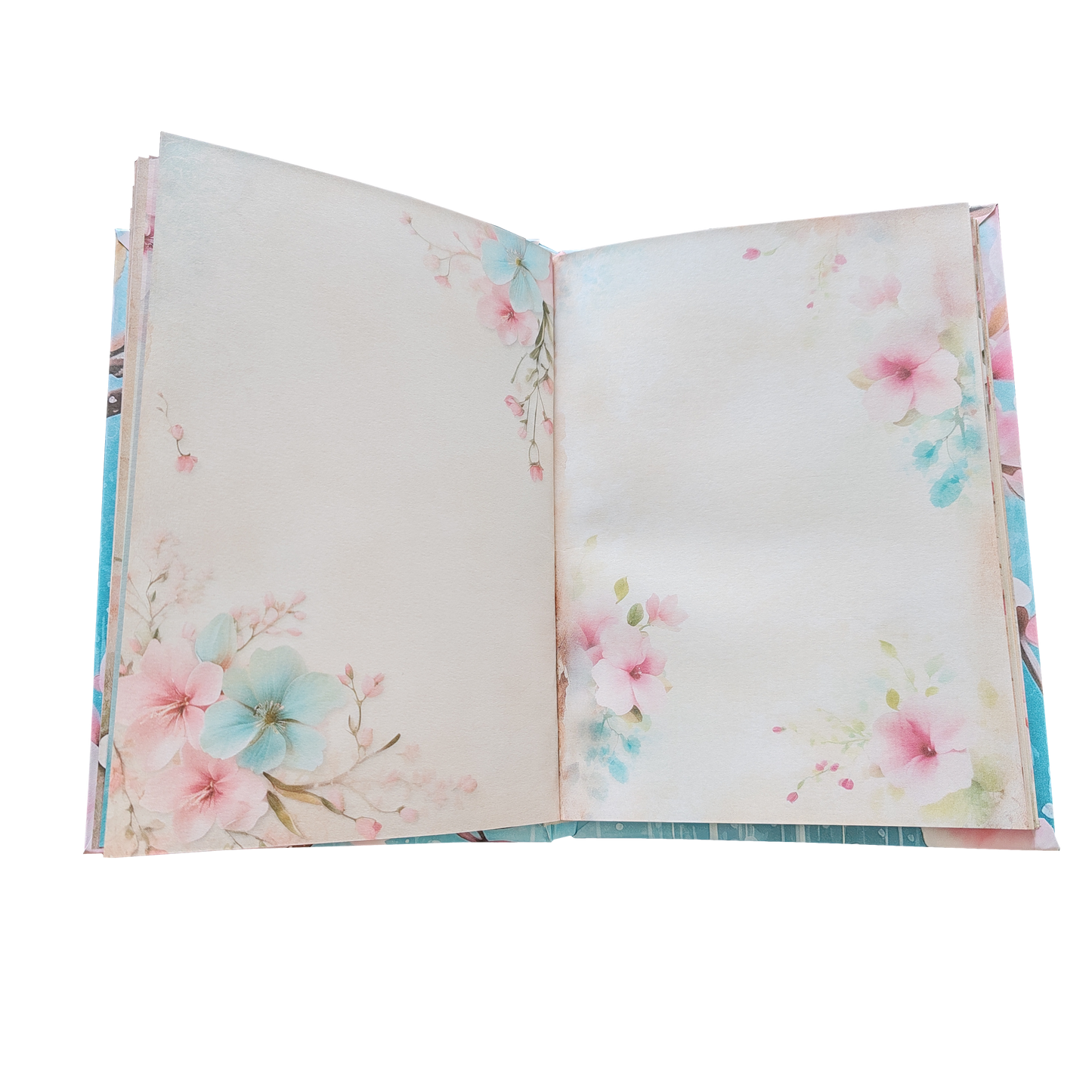 Illustriertes Notizbuch | Motiv Blossom Rain | DIN A5 Hardcover | 160 Seiten