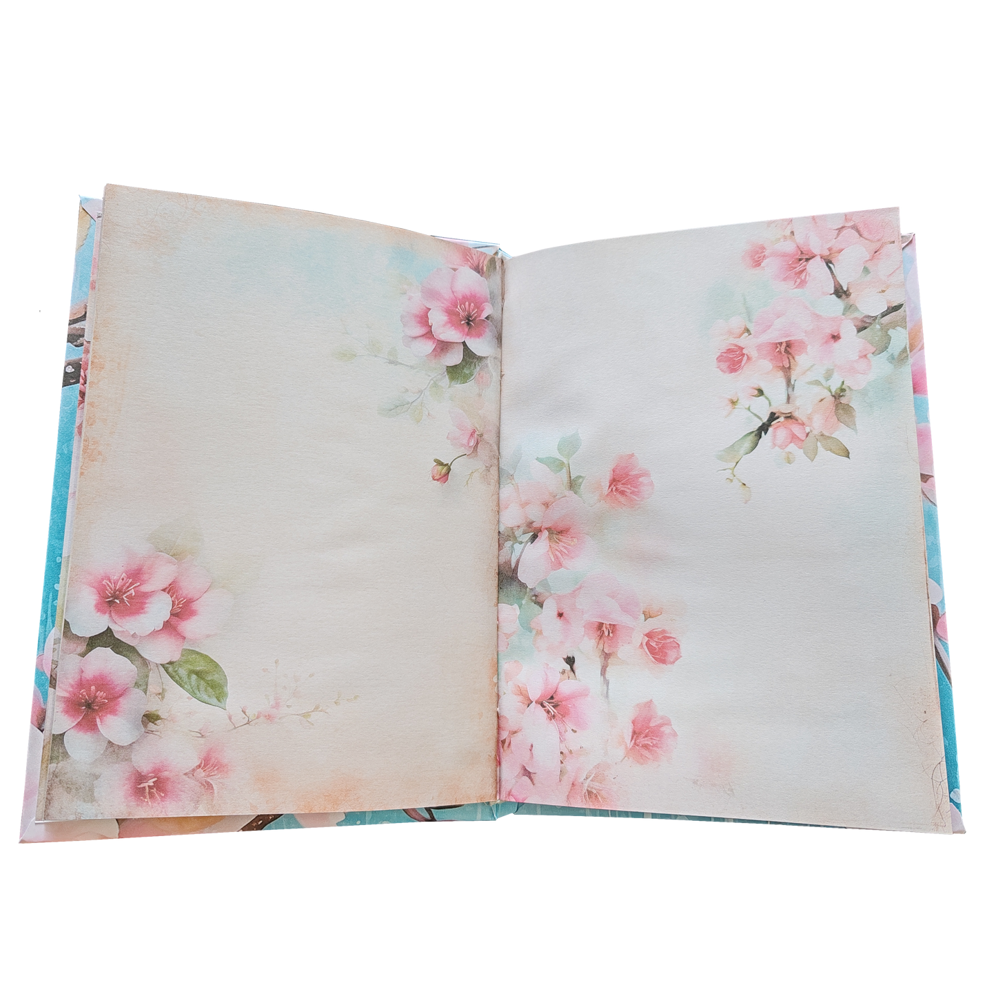 Illustriertes Notizbuch | Motiv Blossom Rain | DIN A5 Hardcover | 160 Seiten