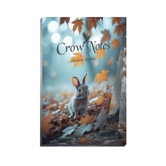 Notizblock | DIN A5 | Crow Notes – Autumn Rabbits