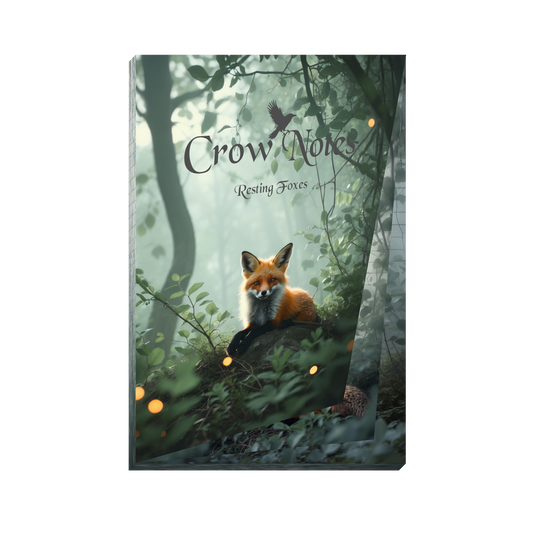 Notizblock | DIN A5 | Crow Notes – Resting Foxes