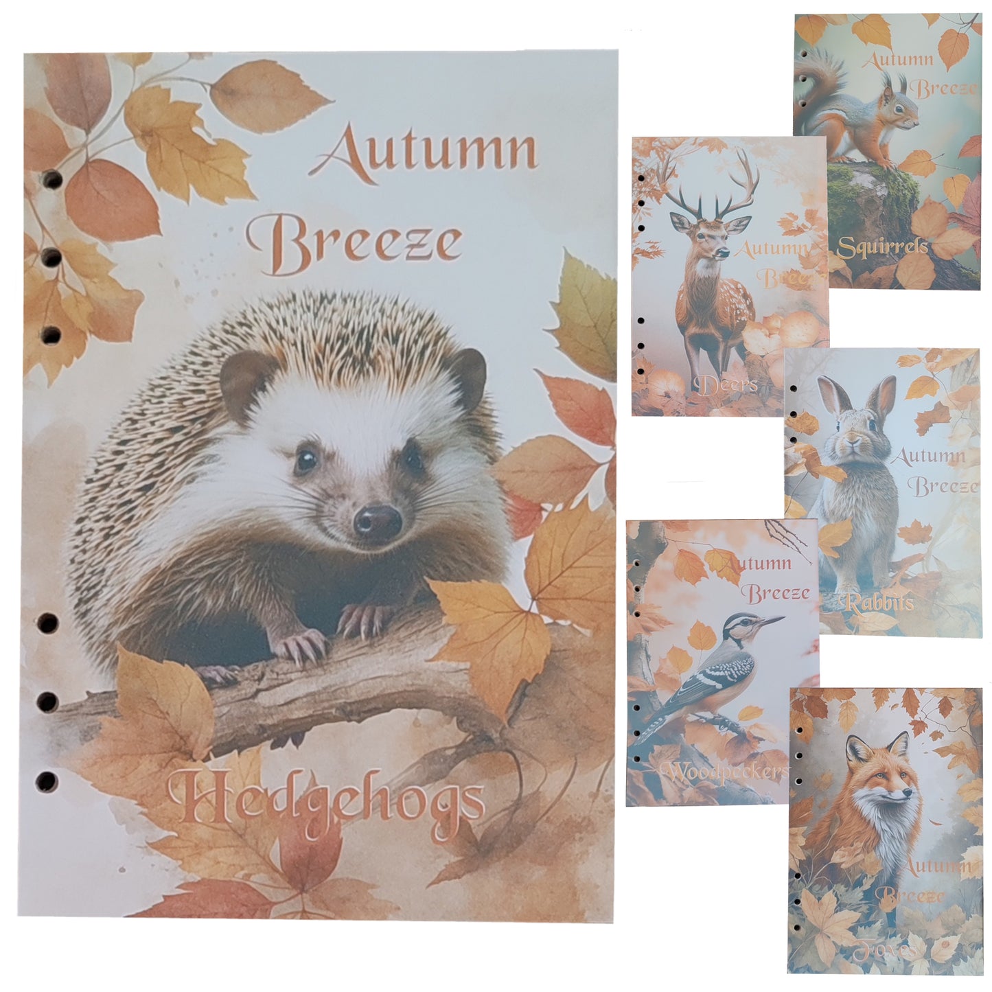 Autumn Breeze Ringbucheinlagen | Motiv-Inlays Reh | 50 Seiten | DIN A5/A6