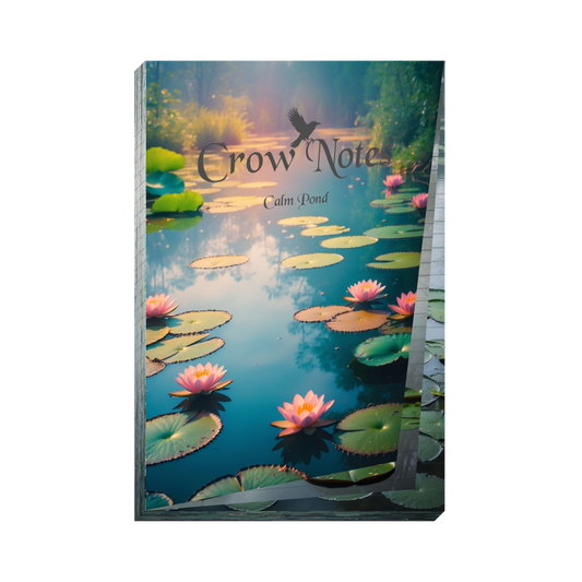 Notizblock | DIN A5 | Crow Notes – Calm Pond