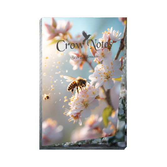 Notizblock | DIN A5 | Crow Notes – Bees & Blossoms