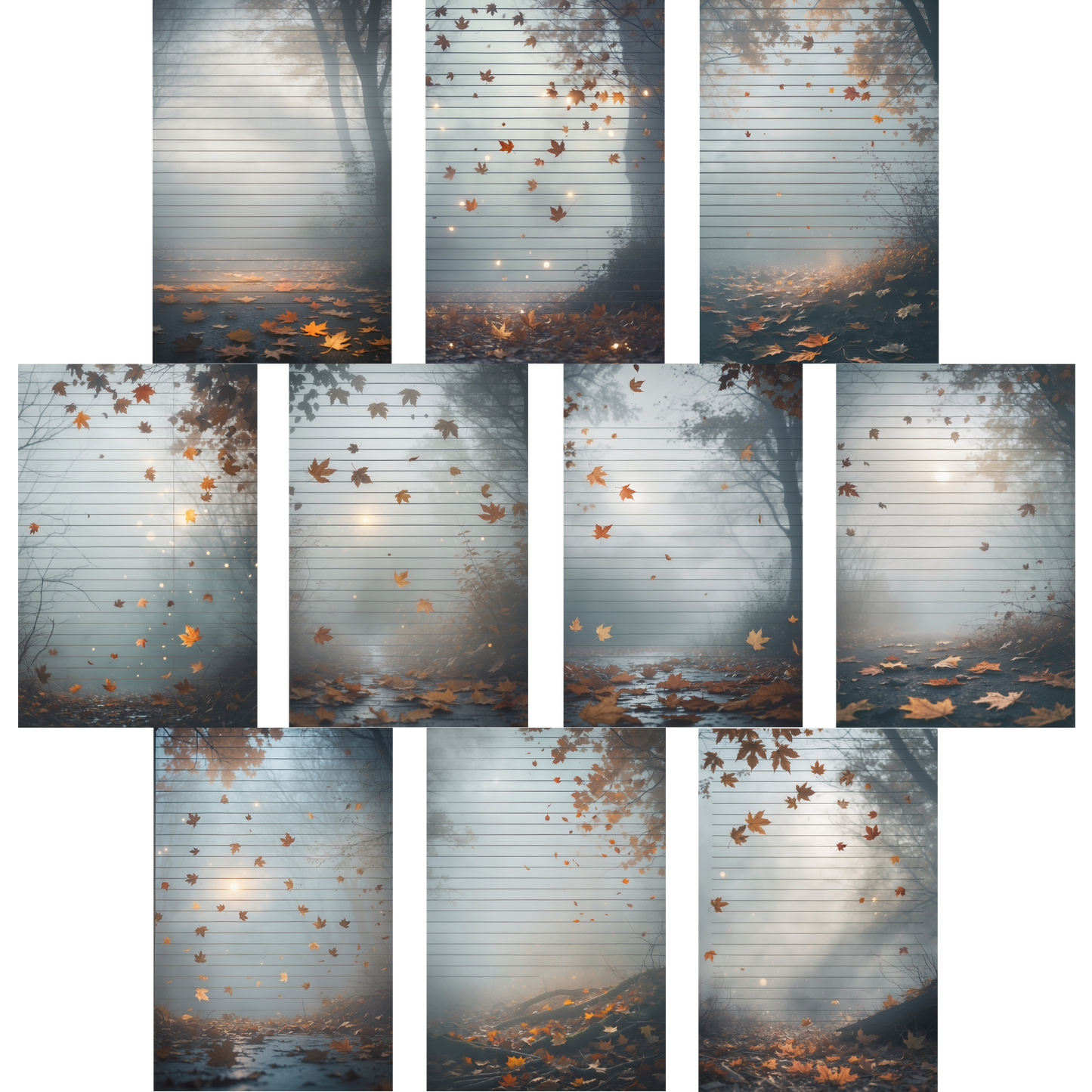 Notizblock | DIN A5 | Crow Notes – Autumn Leaves
