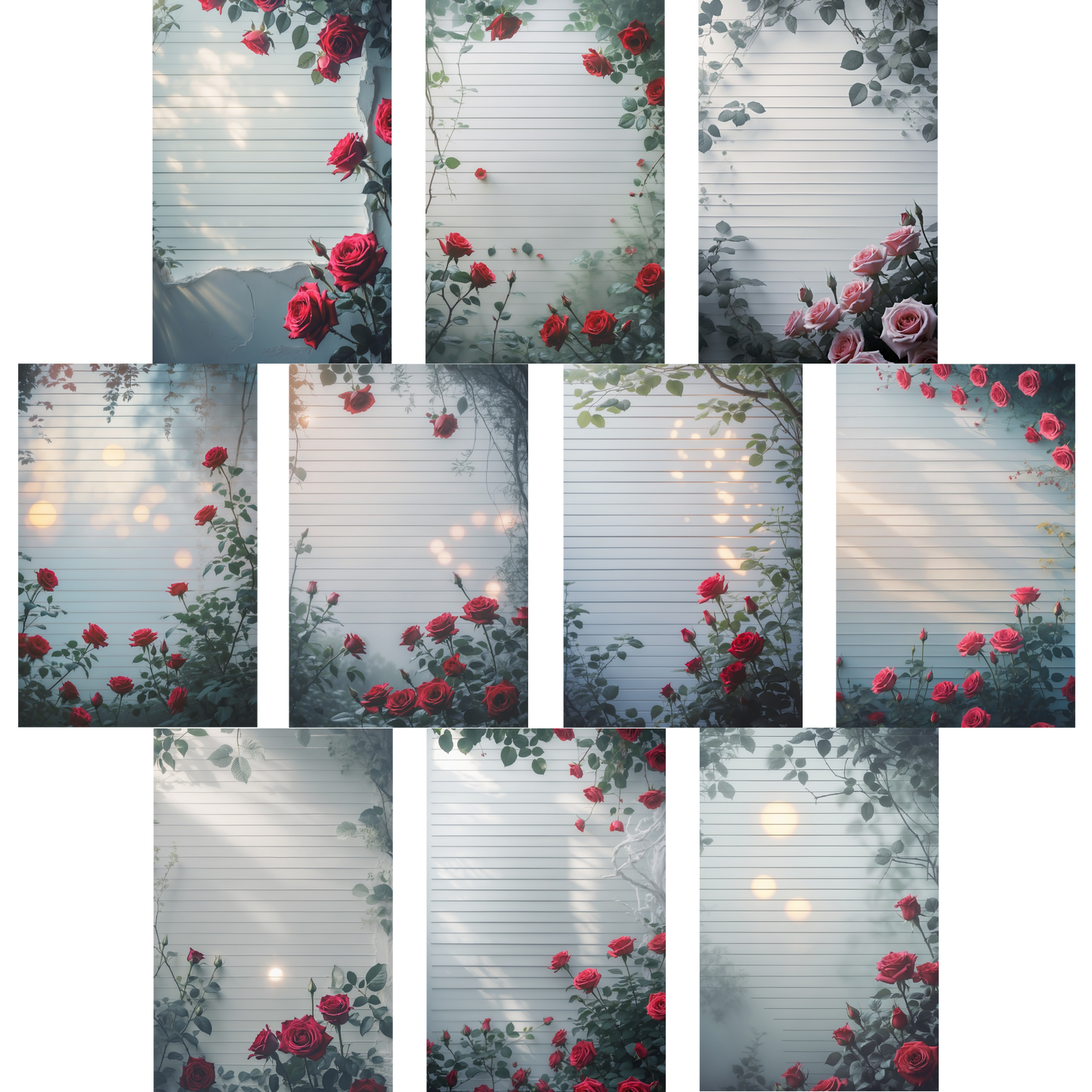 Notizblock | DIN A5 | Crow Notes – Velvet Roses
