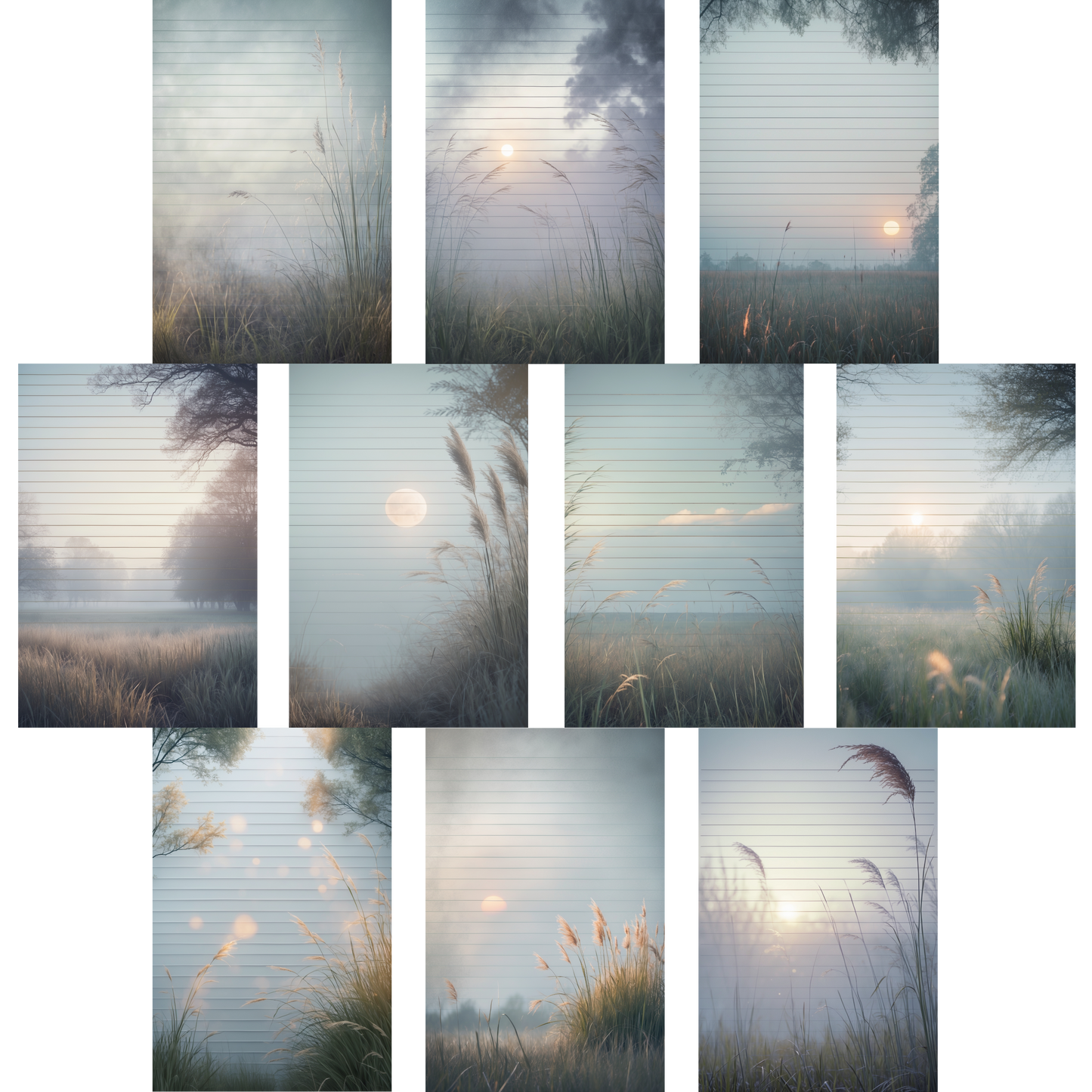 Notizblock | DIN A5 | Crow Notes – Open Grassland